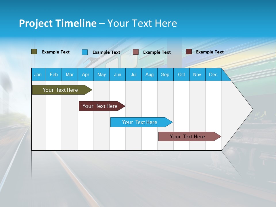 Scenery Rail Industrial PowerPoint Template