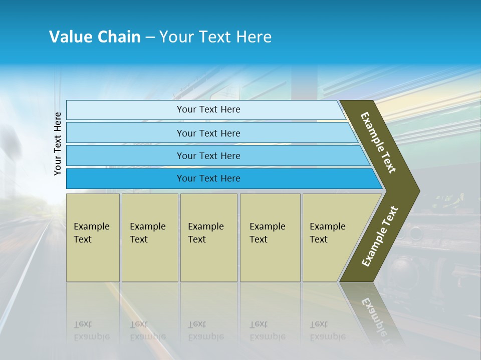 Scenery Rail Industrial PowerPoint Template