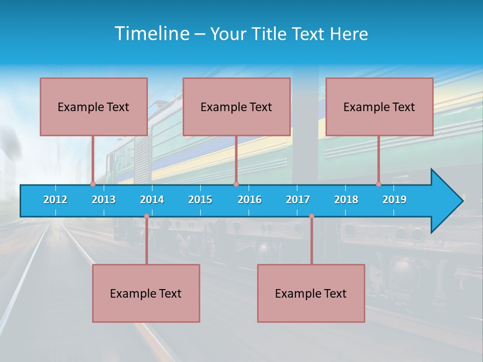 Scenery Rail Industrial PowerPoint Template