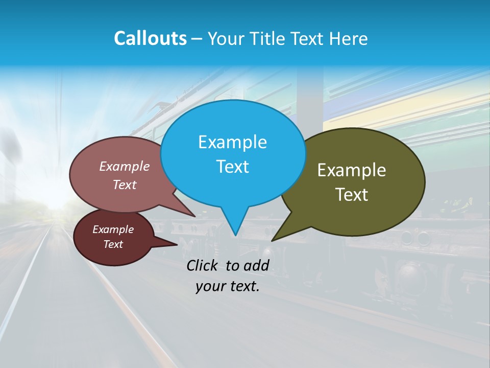 Scenery Rail Industrial PowerPoint Template