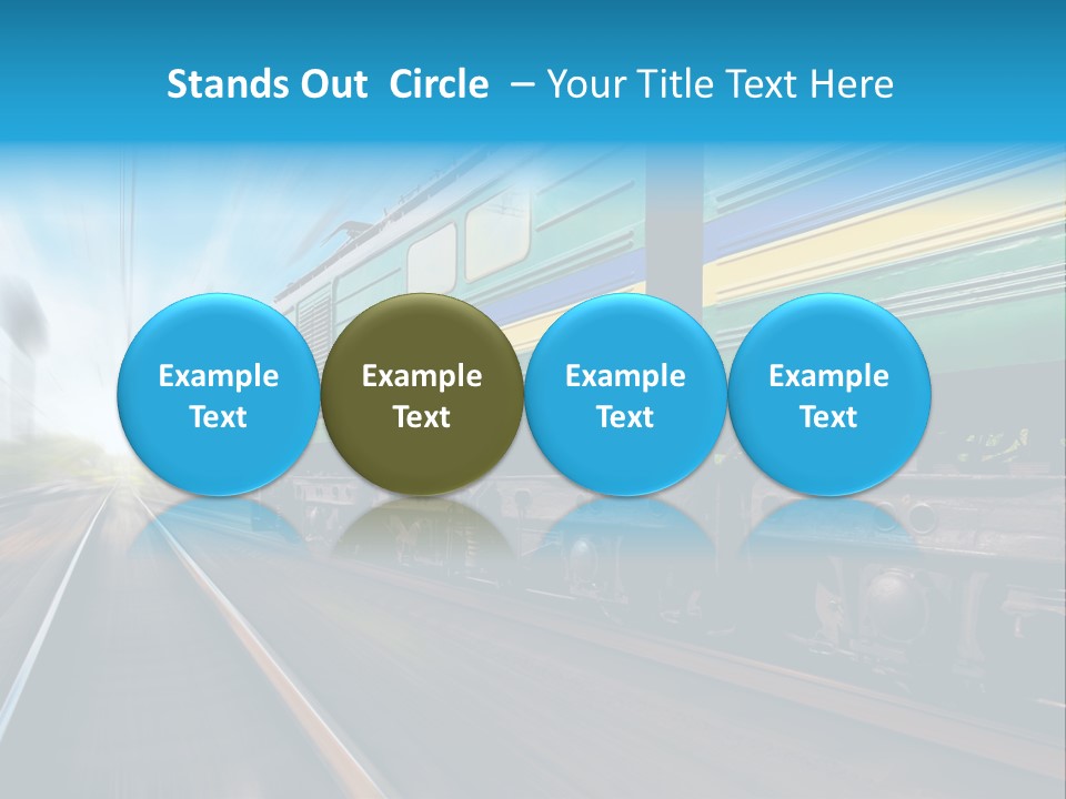 Scenery Rail Industrial PowerPoint Template