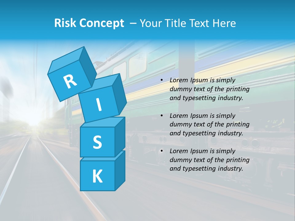 Scenery Rail Industrial PowerPoint Template