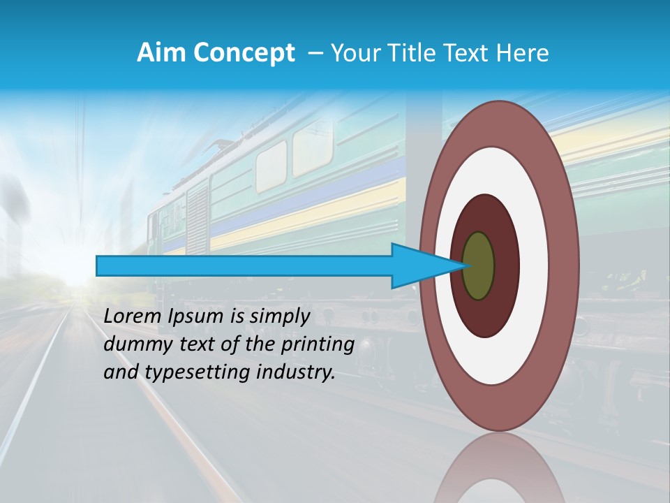 Scenery Rail Industrial PowerPoint Template