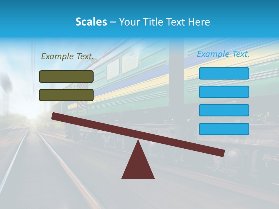 Scenery Rail Industrial PowerPoint Template