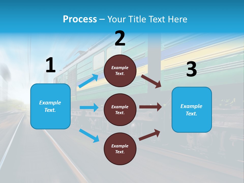 Scenery Rail Industrial PowerPoint Template