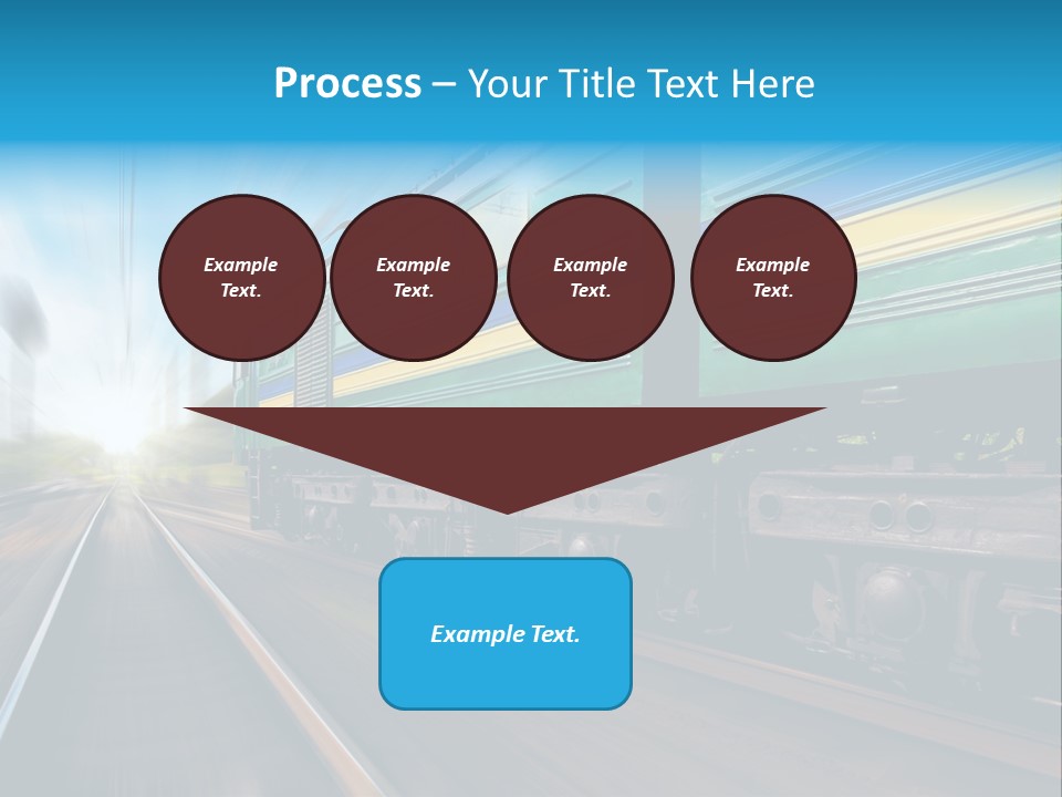 Scenery Rail Industrial PowerPoint Template
