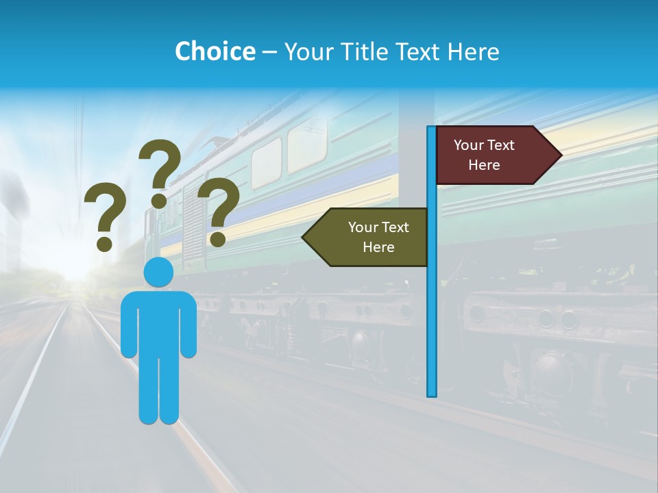 Scenery Rail Industrial PowerPoint Template