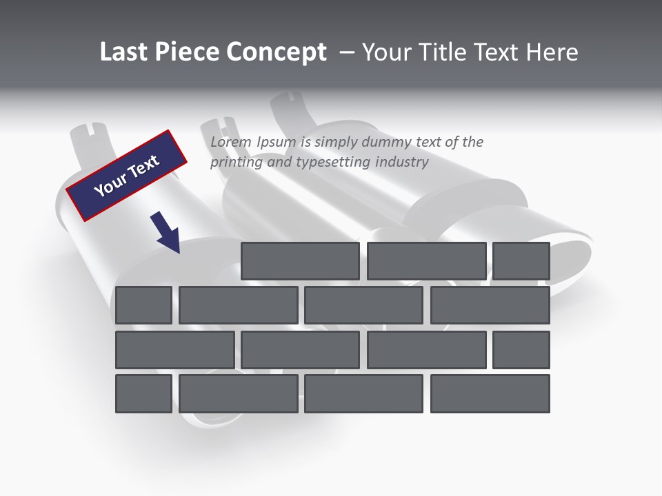 Work Model Pipe PowerPoint Template