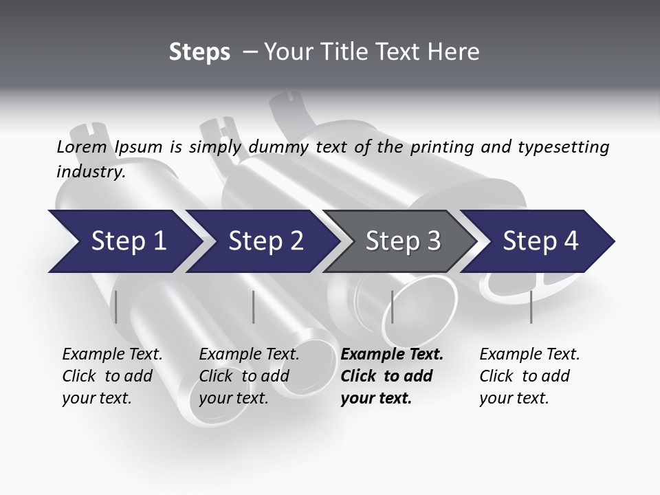 Work Model Pipe PowerPoint Template
