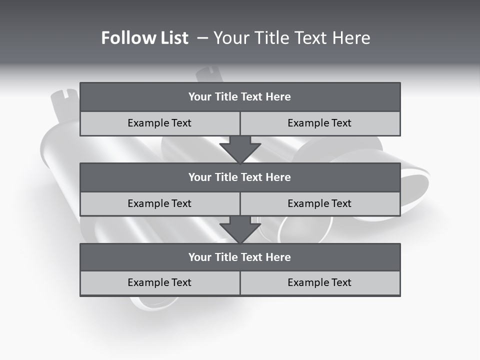 Work Model Pipe PowerPoint Template