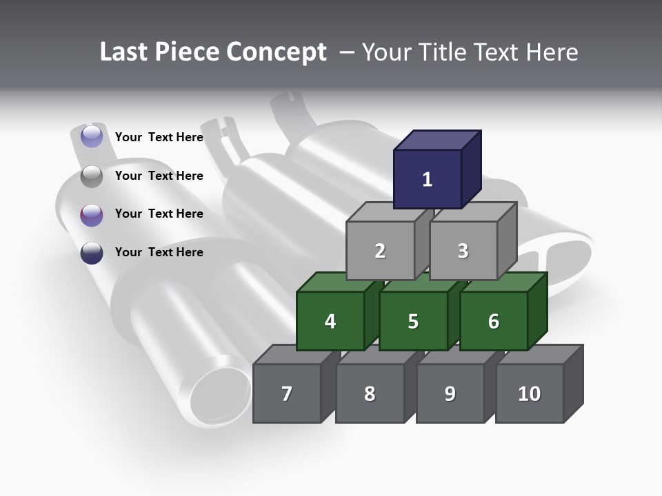 Work Model Pipe PowerPoint Template
