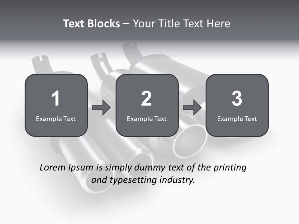 Work Model Pipe PowerPoint Template
