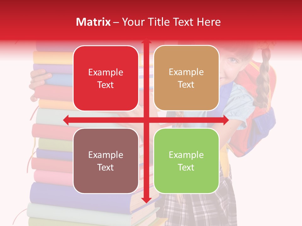 Learning Backpack Beauty PowerPoint Template