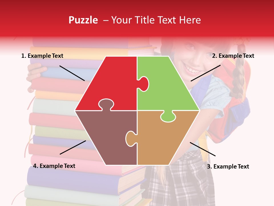 Learning Backpack Beauty PowerPoint Template