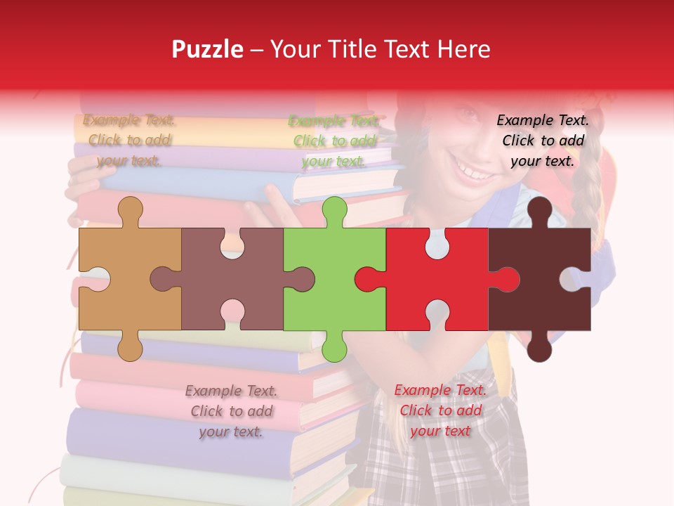 Learning Backpack Beauty PowerPoint Template