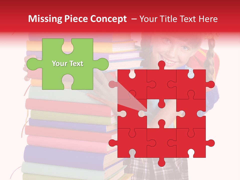 Learning Backpack Beauty PowerPoint Template