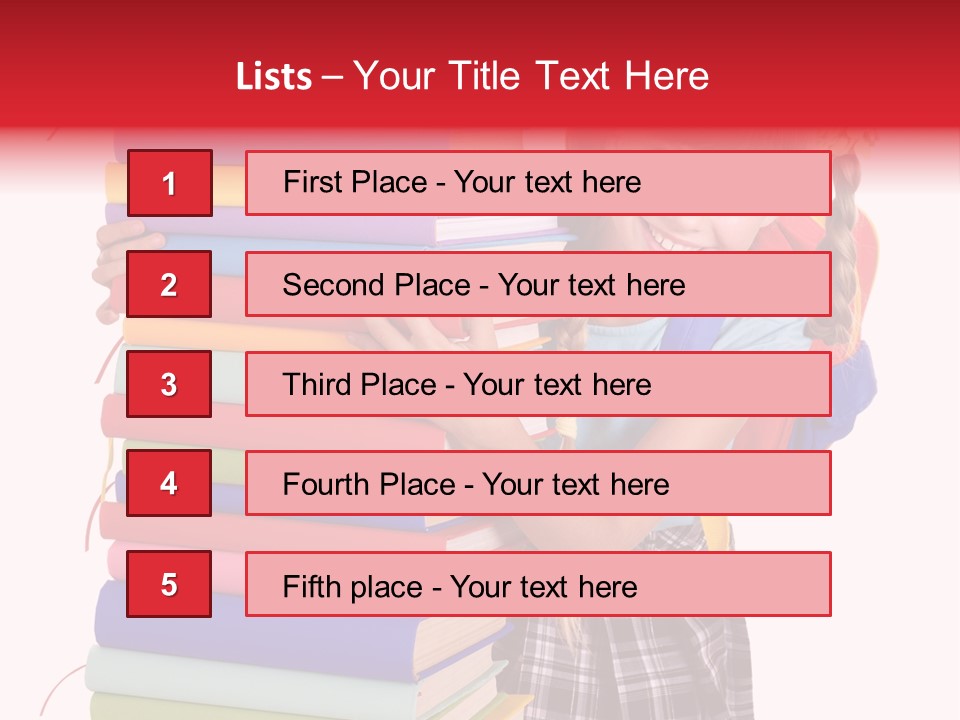Learning Backpack Beauty PowerPoint Template