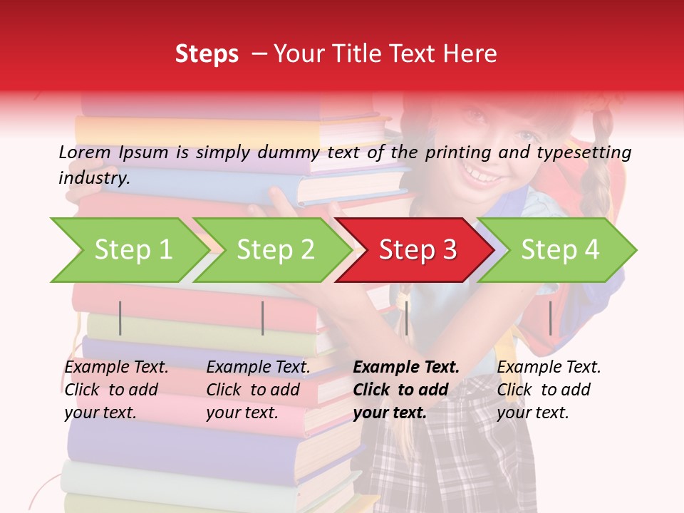 Learning Backpack Beauty PowerPoint Template