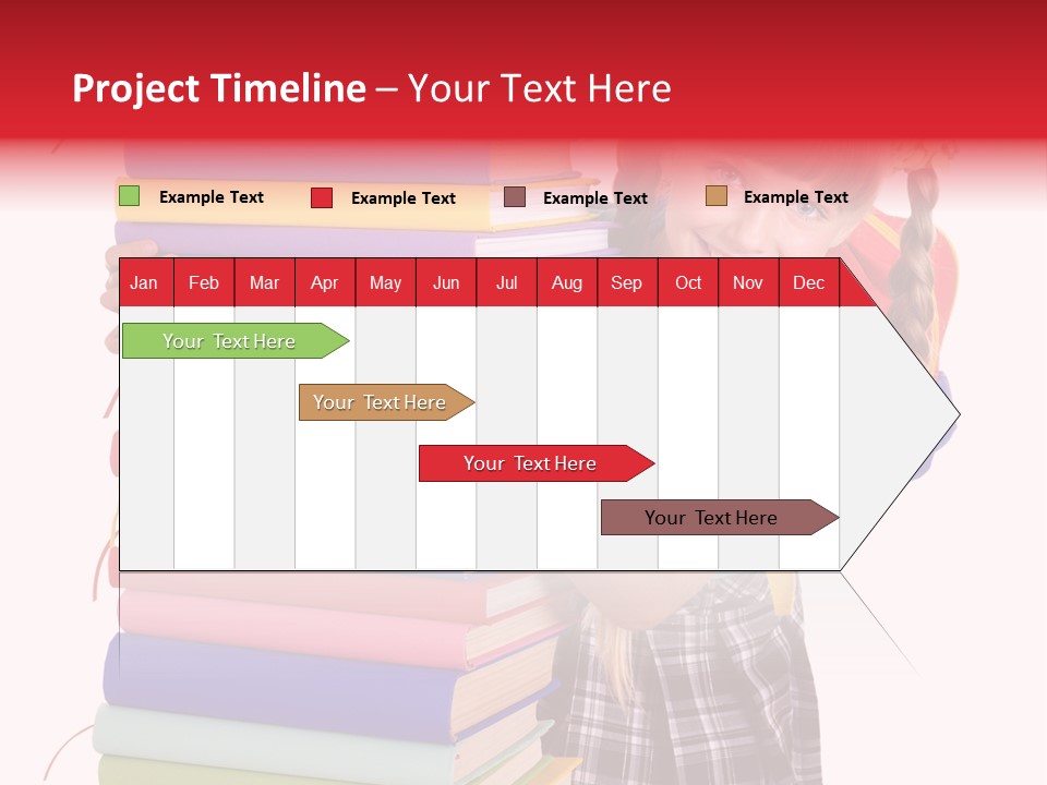 Learning Backpack Beauty PowerPoint Template
