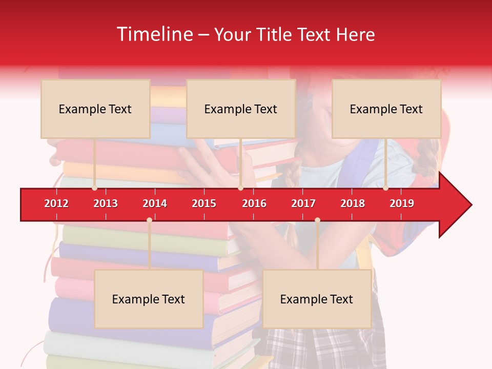 Learning Backpack Beauty PowerPoint Template