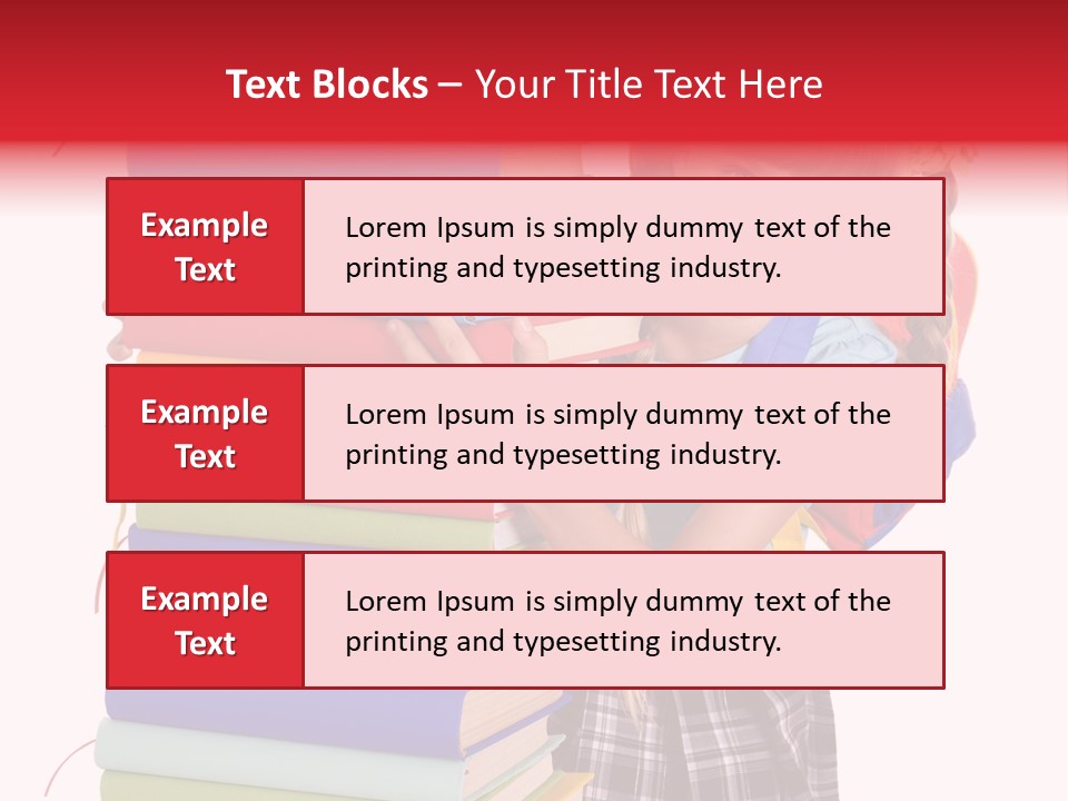 Learning Backpack Beauty PowerPoint Template