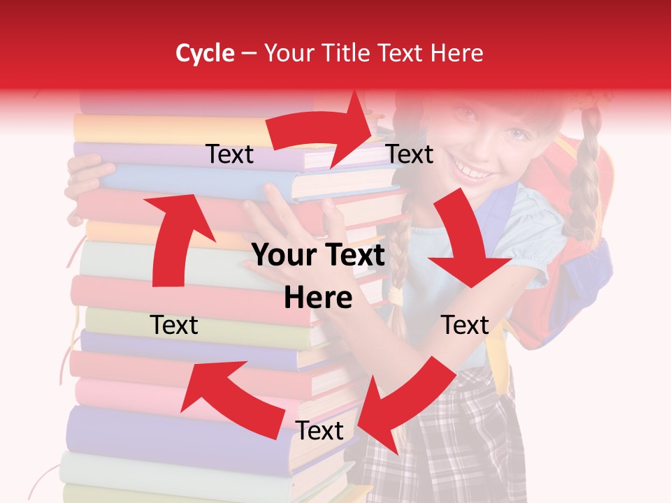 Learning Backpack Beauty PowerPoint Template