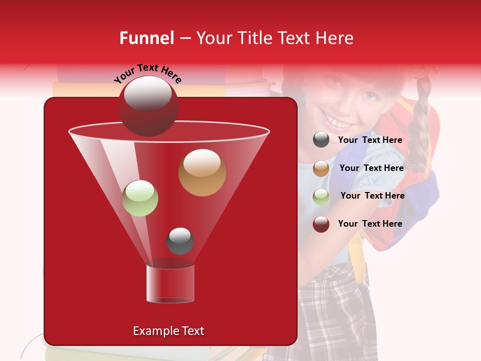 Learning Backpack Beauty PowerPoint Template