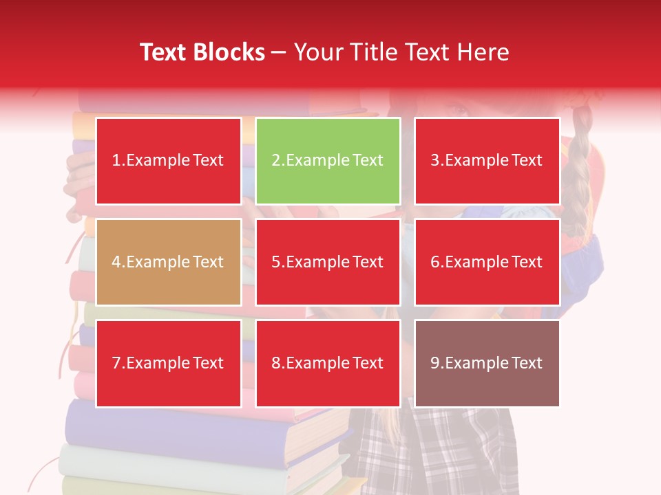 Learning Backpack Beauty PowerPoint Template