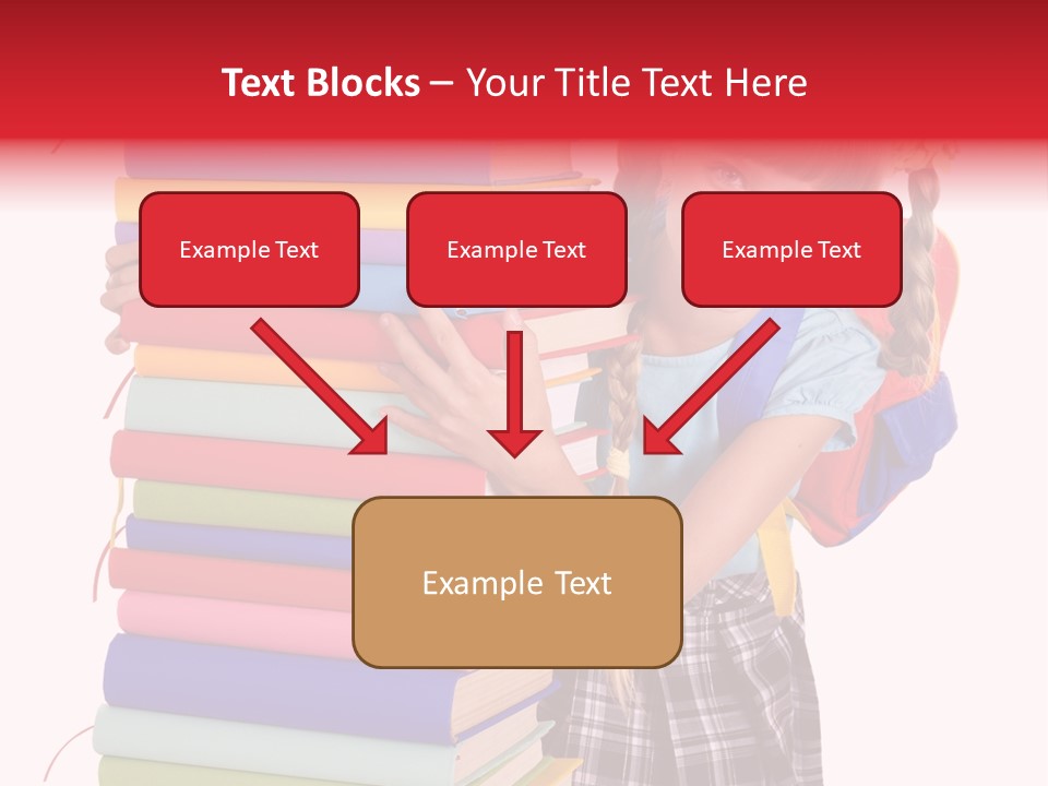 Learning Backpack Beauty PowerPoint Template