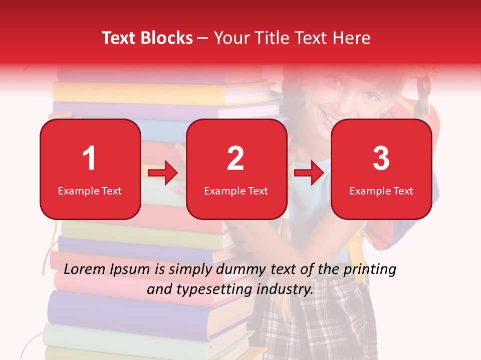 Learning Backpack Beauty PowerPoint Template