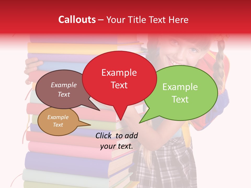 Learning Backpack Beauty PowerPoint Template