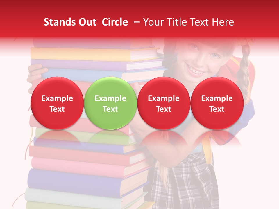 Learning Backpack Beauty PowerPoint Template