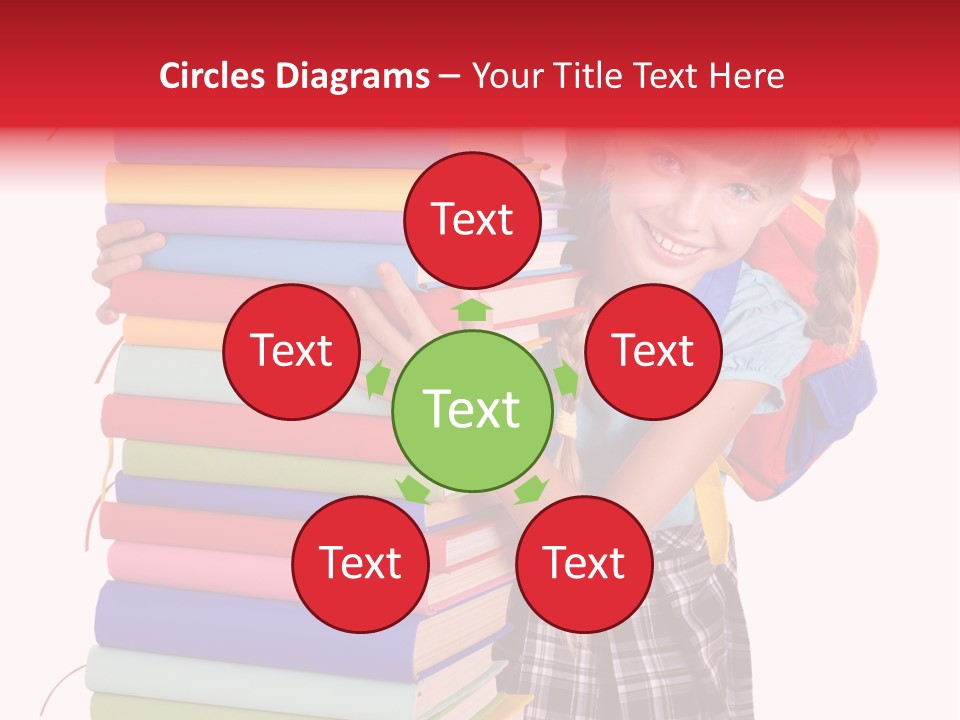 Learning Backpack Beauty PowerPoint Template