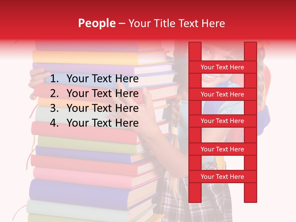 Learning Backpack Beauty PowerPoint Template