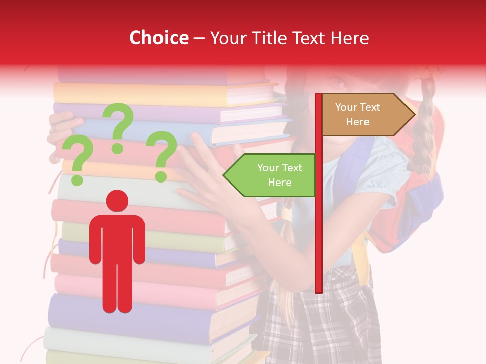 Learning Backpack Beauty PowerPoint Template