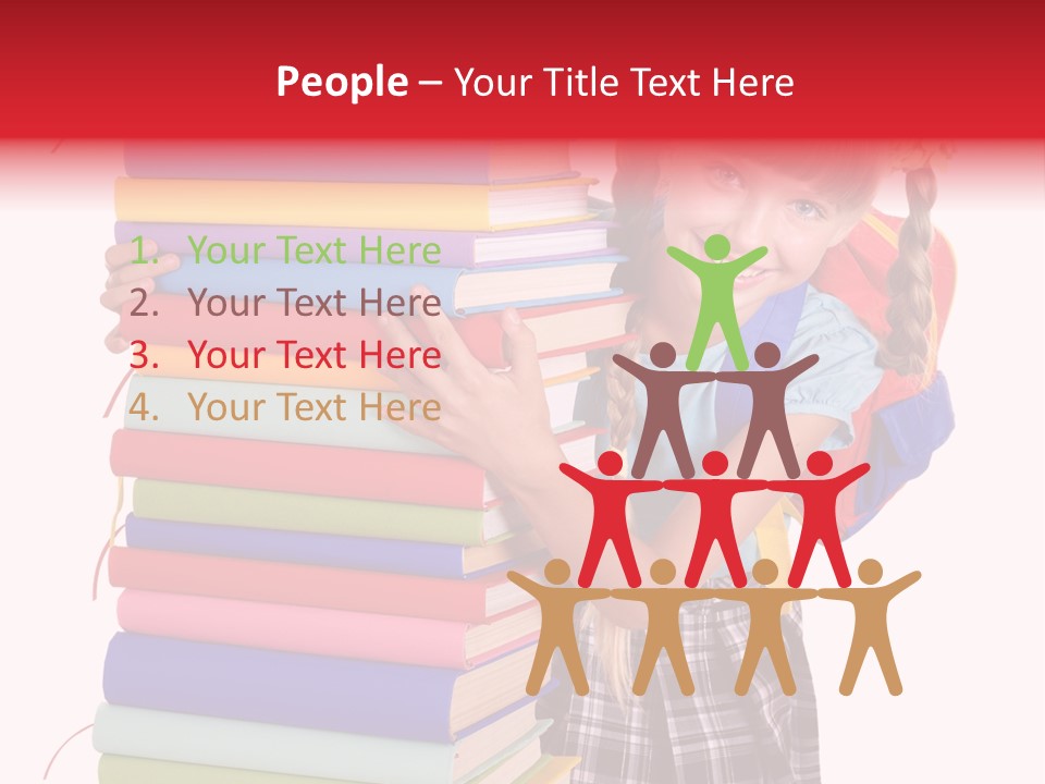 Learning Backpack Beauty PowerPoint Template