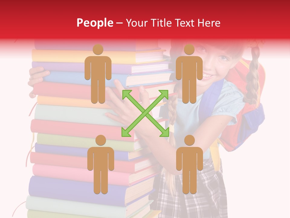 Learning Backpack Beauty PowerPoint Template