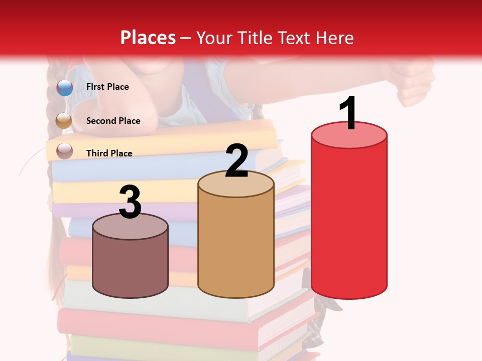 Childhood Thumb Up Stack PowerPoint Template