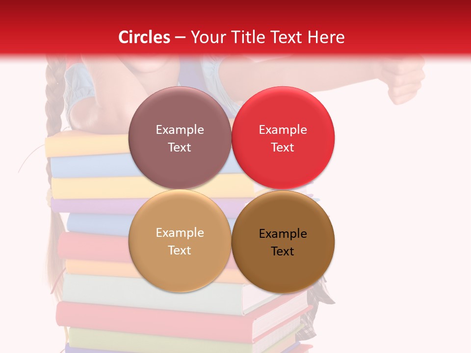 Childhood Thumb Up Stack PowerPoint Template