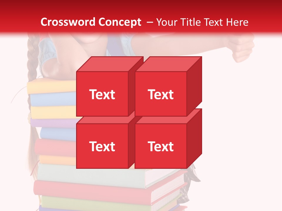 Childhood Thumb Up Stack PowerPoint Template