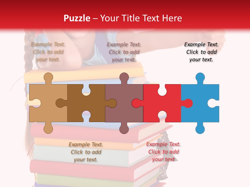 Childhood Thumb Up Stack PowerPoint Template