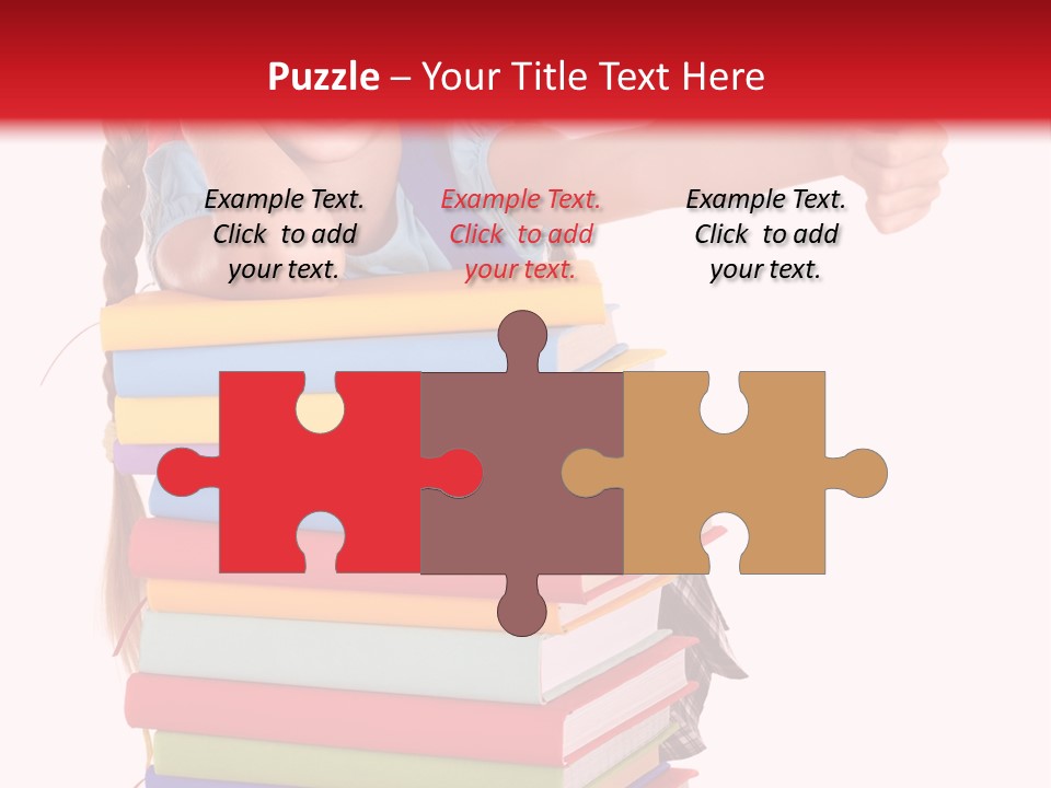 Childhood Thumb Up Stack PowerPoint Template