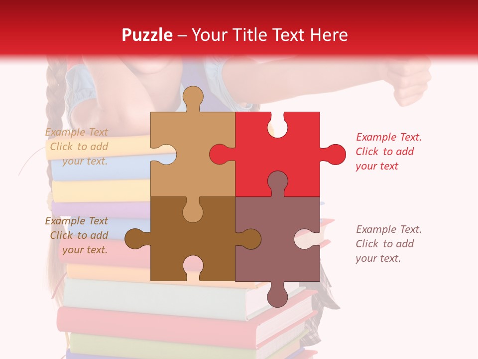 Childhood Thumb Up Stack PowerPoint Template