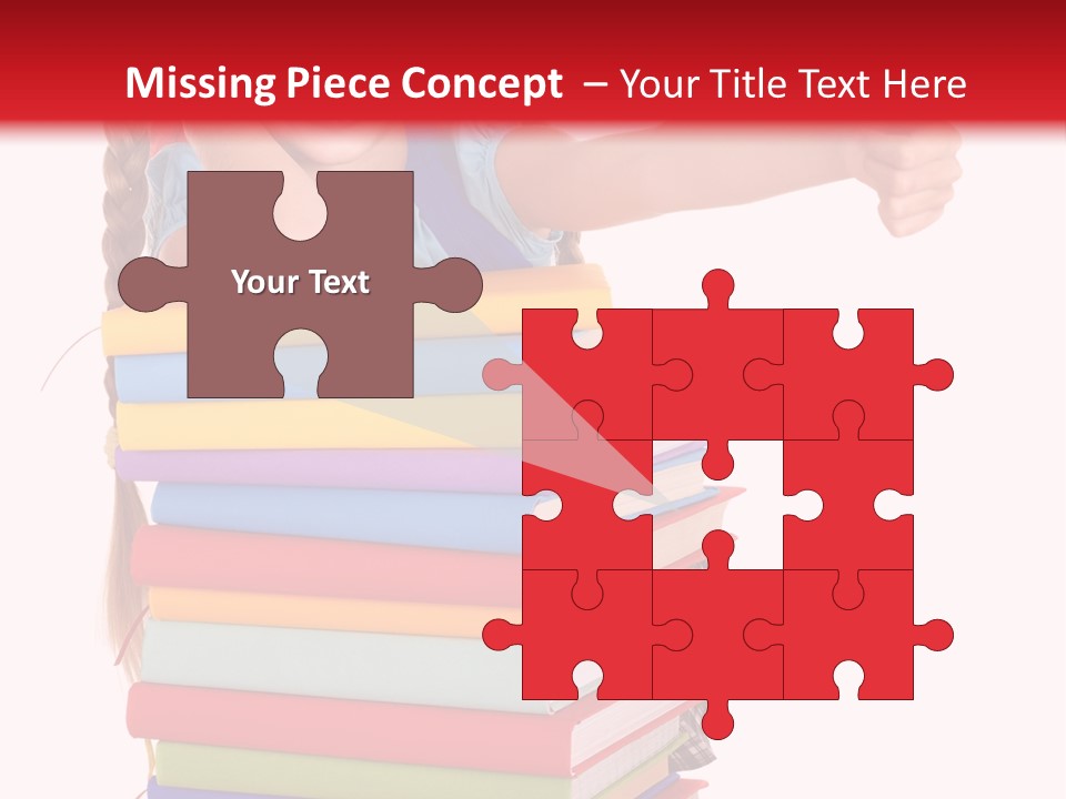 Childhood Thumb Up Stack PowerPoint Template