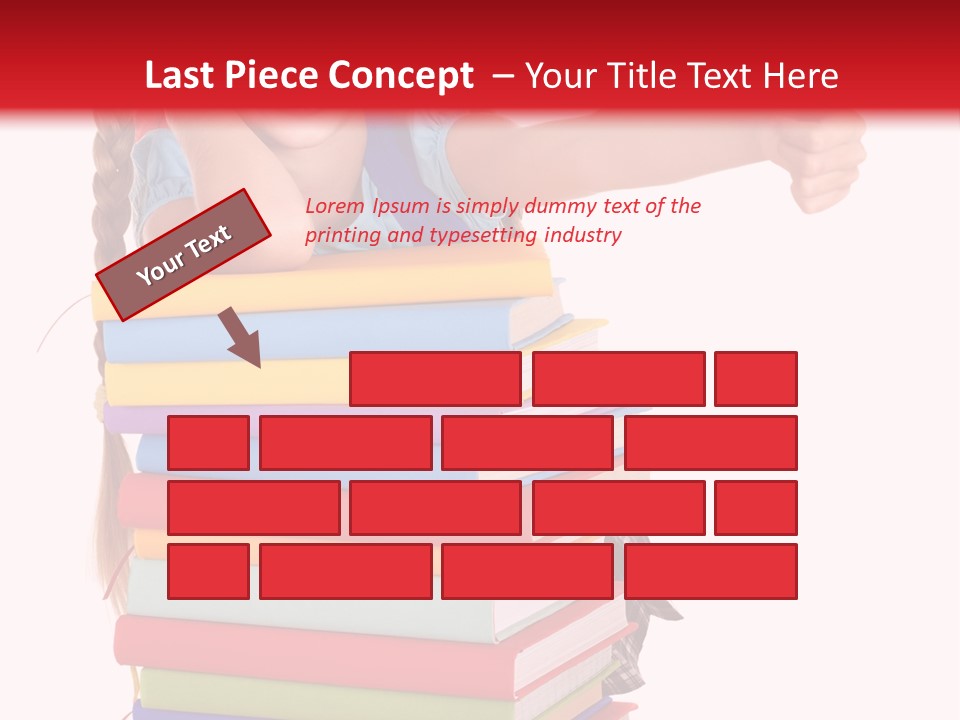 Childhood Thumb Up Stack PowerPoint Template