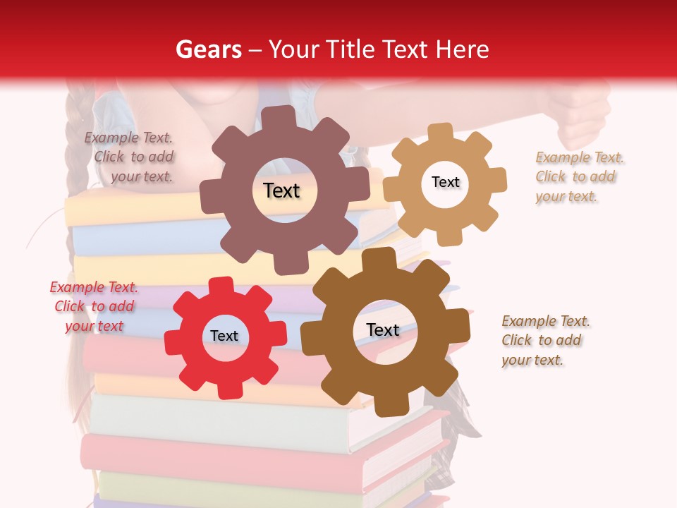 Childhood Thumb Up Stack PowerPoint Template