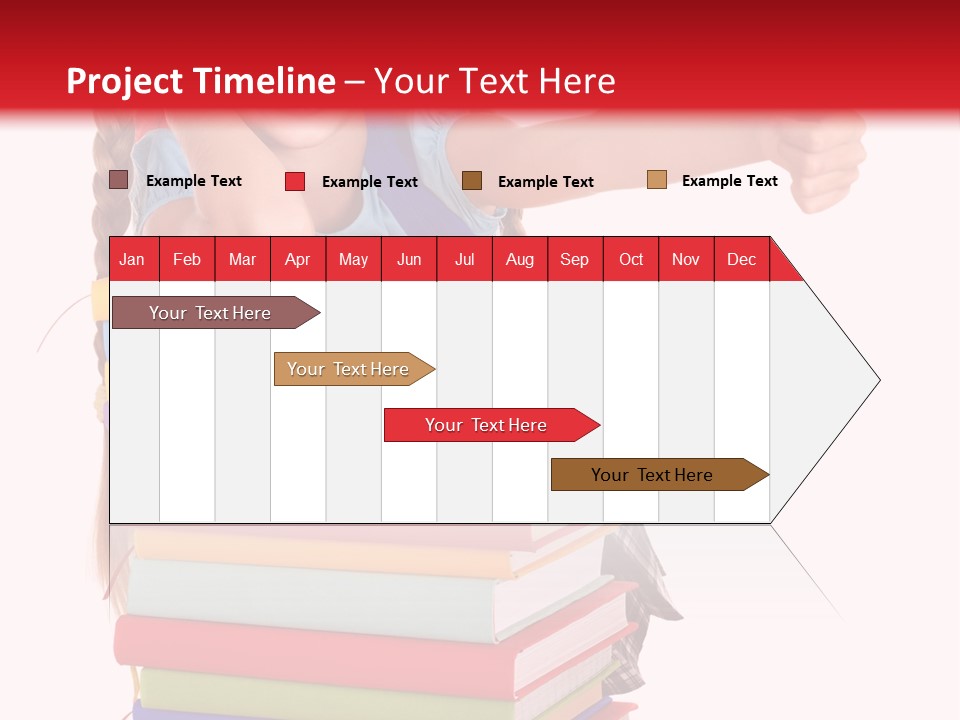 Childhood Thumb Up Stack PowerPoint Template