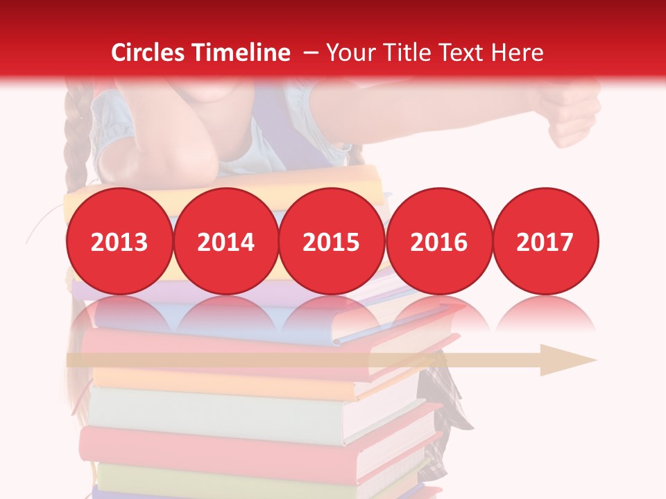 Childhood Thumb Up Stack PowerPoint Template