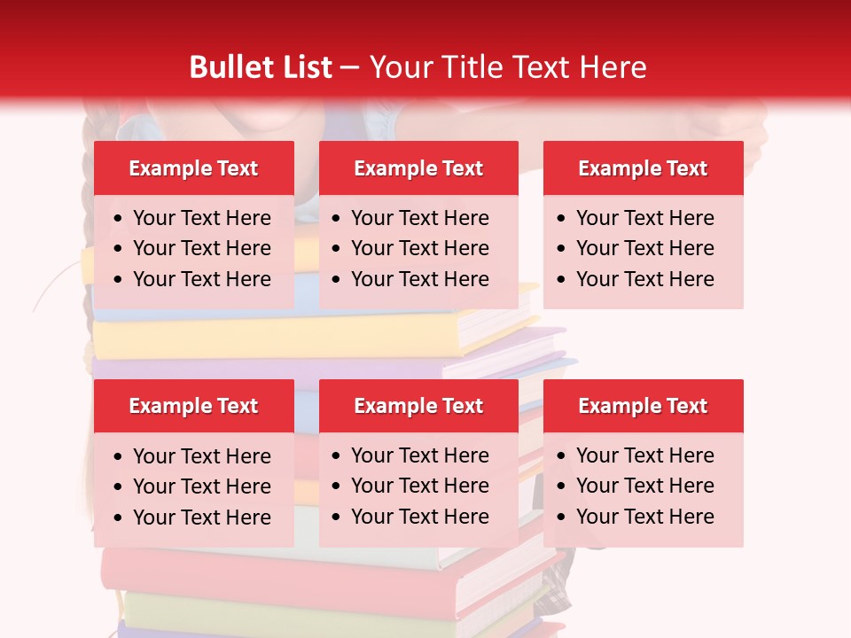 Childhood Thumb Up Stack PowerPoint Template