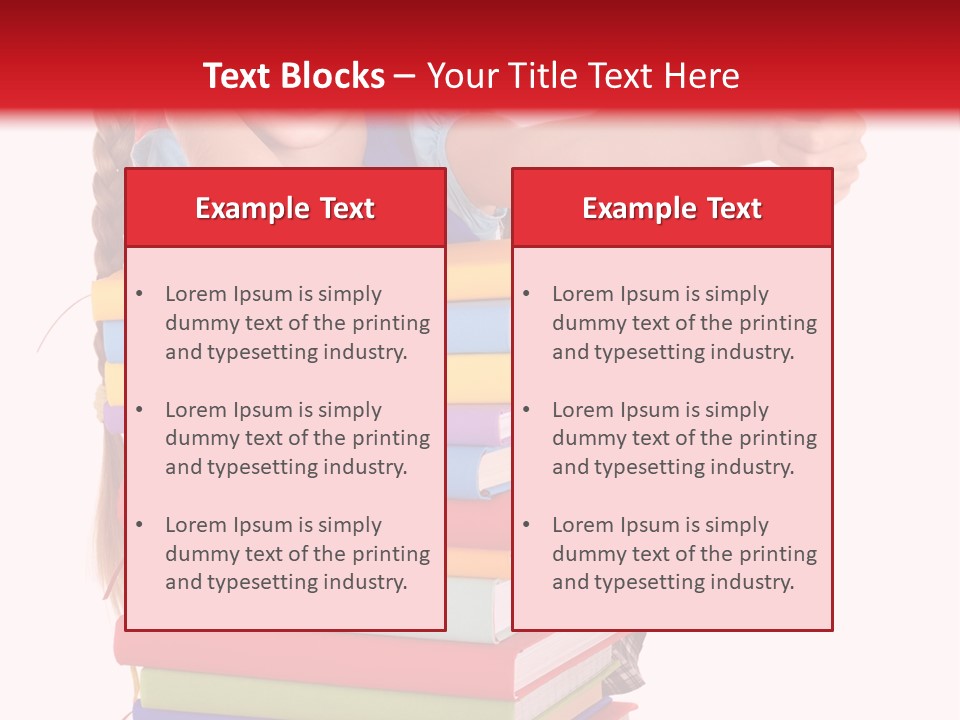 Childhood Thumb Up Stack PowerPoint Template